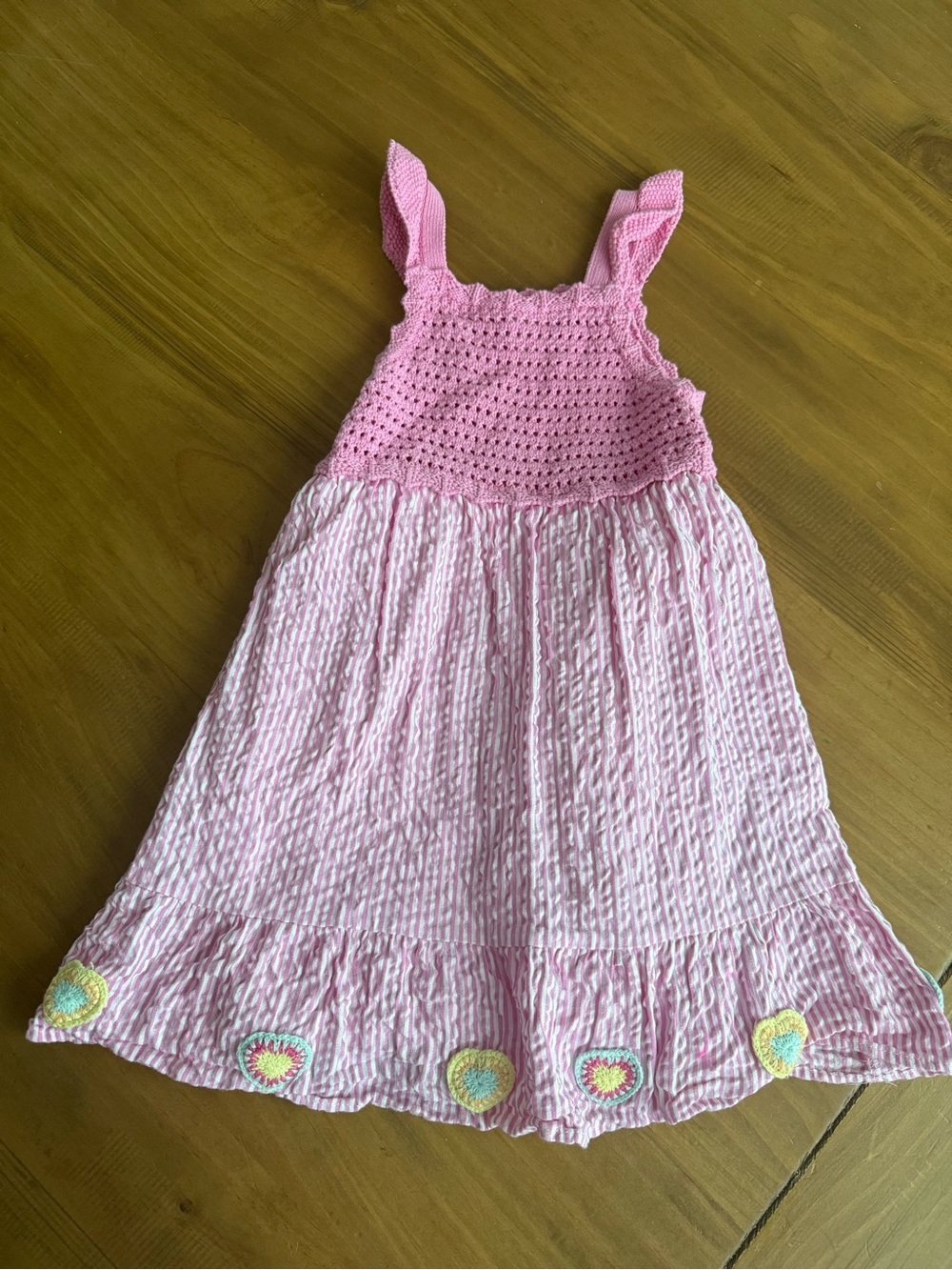 Zara Pink Crochet Dress
